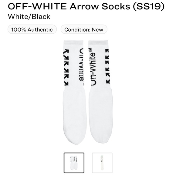 Off-White Accessories - Off-White Arrow Socks